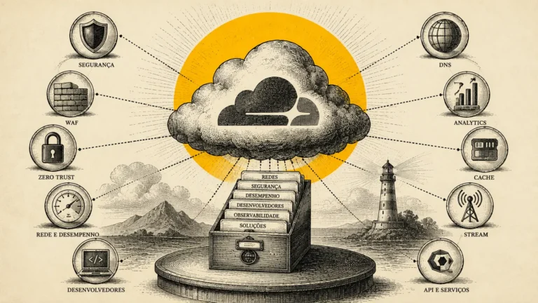 Catálogo completo de produtos Cloudflare